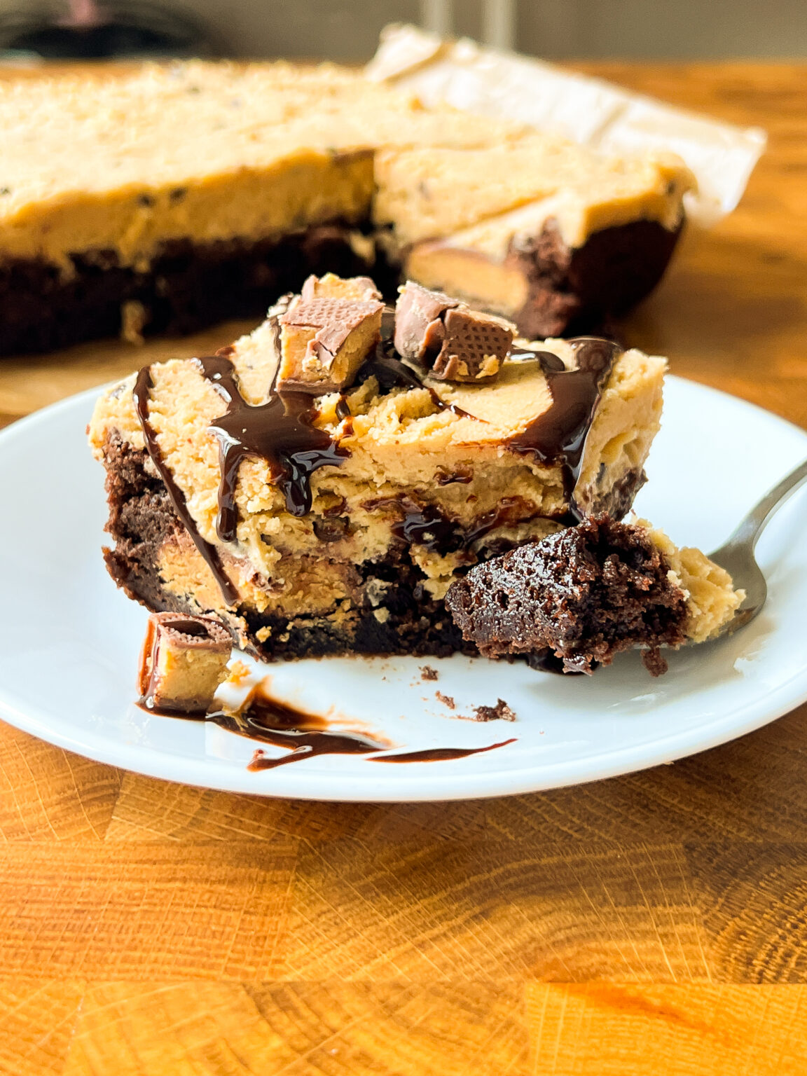 Peanut Butter Cookie Dough Brownies Life & Sprinkles by Taryn Camp