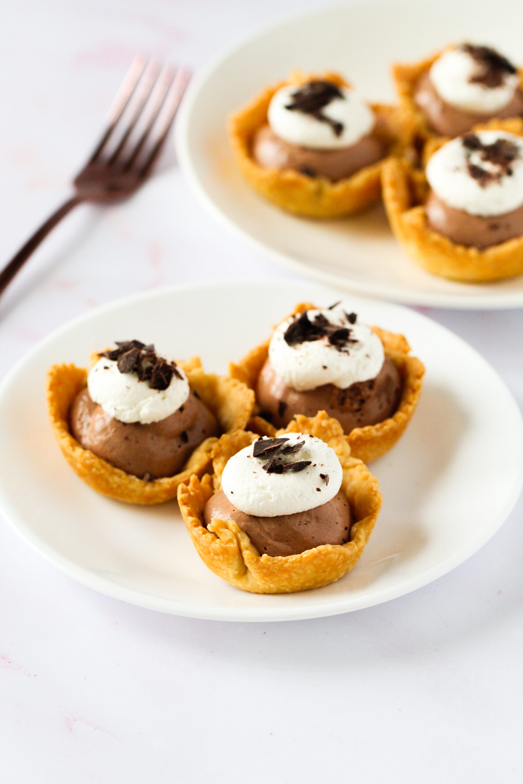 Mini French Silk Pies - Life &amp; Sprinkles by Taryn Camp