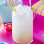 A glass of Piña Diamond Lemonade.