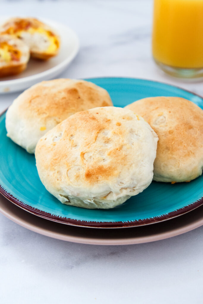 Image of Morning Surprise Biscuit Bites using Grands Biscuits.